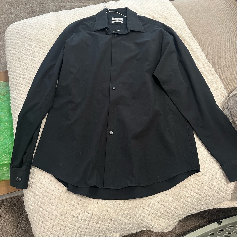 Calvin Klein Black Athletic Fit Shirt